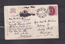 VICTORIA, BENDIGO 4 duplex, 1906 British ppc. Manchester, Royal Infirmary, local