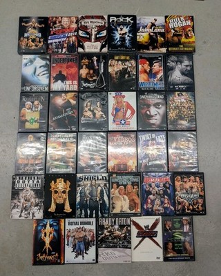 Lot Of WWE Wwf Wrestling Shows, Promotions, Tributes And More DVD Lot Of 35
