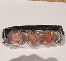 ME Makeover Essentials Lip Glosses 3 Lip Colours and Case with Brush New