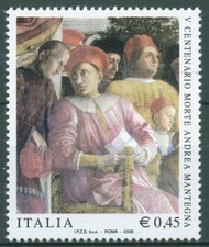 Italien 2006 Persönlichkeiten Maler Mantegna Fresko 3092 postfrisch