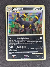 Umbreon Cracked Ice Holo 10/90 HGSS Undaunted Pokemon Card MP+