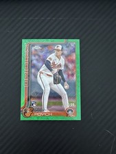 2025 Topps Chrome Logofractor Cade Povich RC Rookie Green Refractor #/99 SP O's