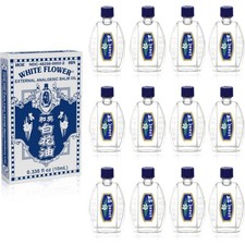 White Flower External Analgesic Balm Oil Pain Relief-10ml/ 0.338fl Oz-Exp:2029