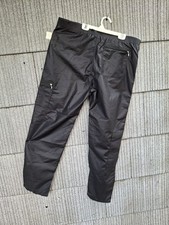 Vintage 1980s deadstock NOS black parachute pants JC Penney Invasion size large