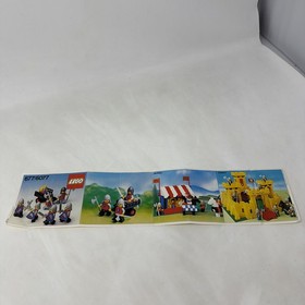 Lego 677/6077 Knight's Procession Castle Set W Damaged Manual - Incomplete
