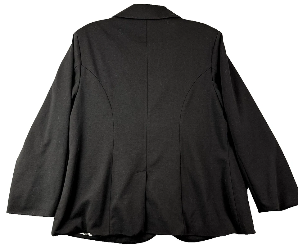 Blazer Pure Energy Mujer 2 Negro Elastizado Poliéster Forrado Chaqueta Manga Acanalada Foto 2 de 4