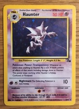 Pokemon TCG Haunter 6/62 Fossil Holo Rare Card Vintage WOTC - MP