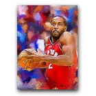Kawhi Leonard #3 Art Card Limited 10/50 Edward Vela Signed (Toronto Raptors)