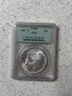 1881-S MORGAN SILVER DOLLAR PCGS MS64