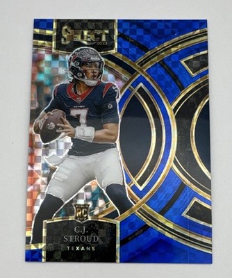 2023 Panini Select - Premier Level C.J. Stroud #183 Blue Prizm /149 (RC)