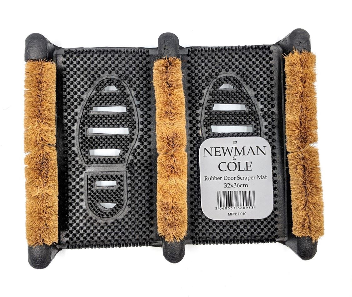 Outdoor Boot Scraper Shoe Cleaner Floor Heavy Duty Coir Front Outside Door Mat