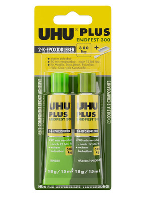UHU two-component adhesive plus Endfest 300/45640 Contains 33 g