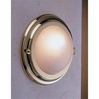 Messing Wandleuchte Led Rund Ø26Cm Maritim Ursino Lampe Flur Badezimmer