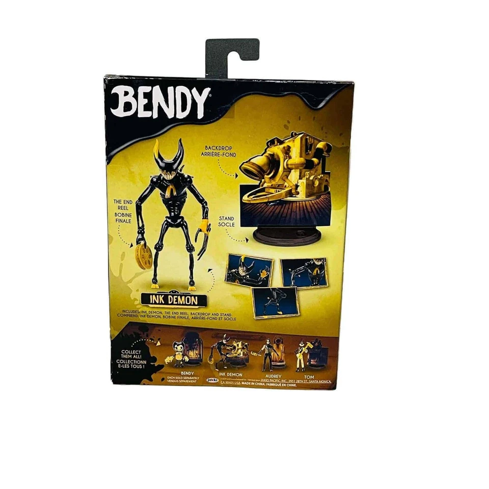 Figura de acción Jakks Bendy and The Ink Machine Ink Demon (Wave 1) 5" 2024 Foto 4 de 4