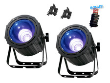 ADJ UV COB Cannon LED Blacklight 2 Pack with O Clamps