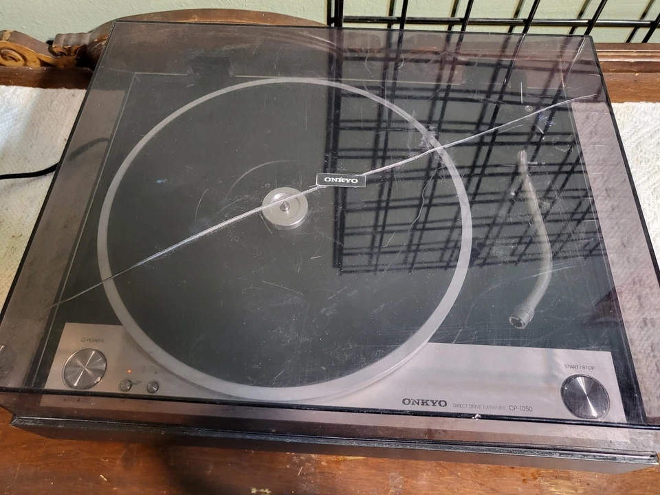 ONKYO CP-1050 Record Player Turntable Not Working - Image 2 of 4