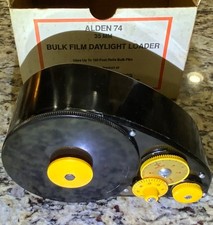 Vintage Alden 74 35mm Bulk Film Daylight Loader Original Box  Instructions Nice