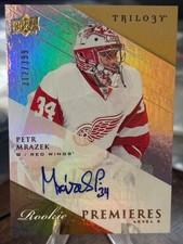 2013-14 Upper Deck Trilogy #150 Petr Mrazek AU 312/399