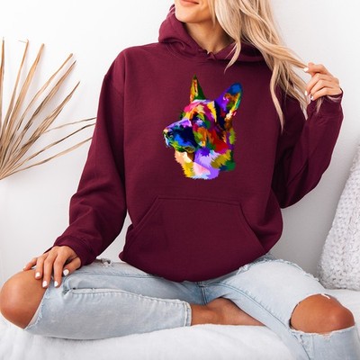 Deutscher Schäferhund Treue im Lebendigen Damen Hoodie Deutscher Schäferhund