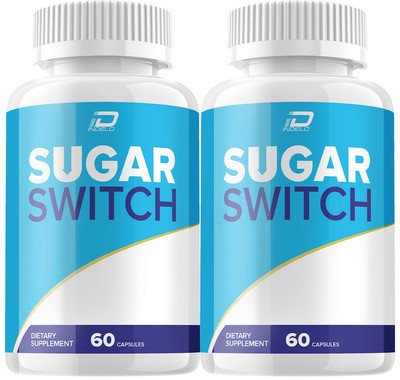 (2 Pack) Sugar Switch Capsules   SugarSwitch All Natural Glycogen Support