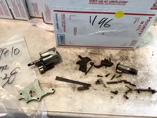 S&W Nickel 5 Screw 38 Hand Eject Barrel 2" Cylinder Sideplate Hammer 1196