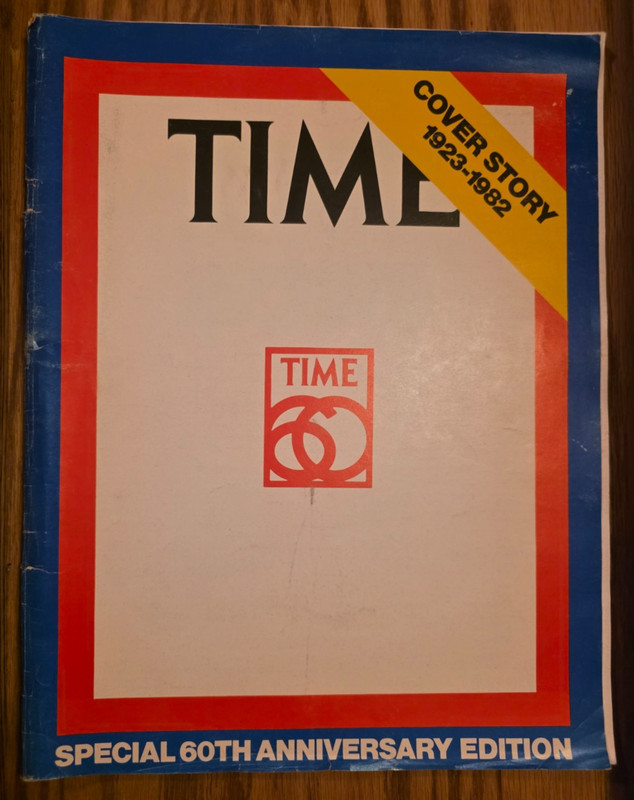 TIME MAGAZINE COVER STORY 1923-1982, SPECIAL 60th ANNIVERSARY EDITION 