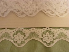 Flat Lingerie Lace White - 10metres 359 