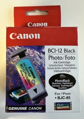 original canon bci-12bk canon bjc-85 canon bci-12 photo schwarz foto schwarz
