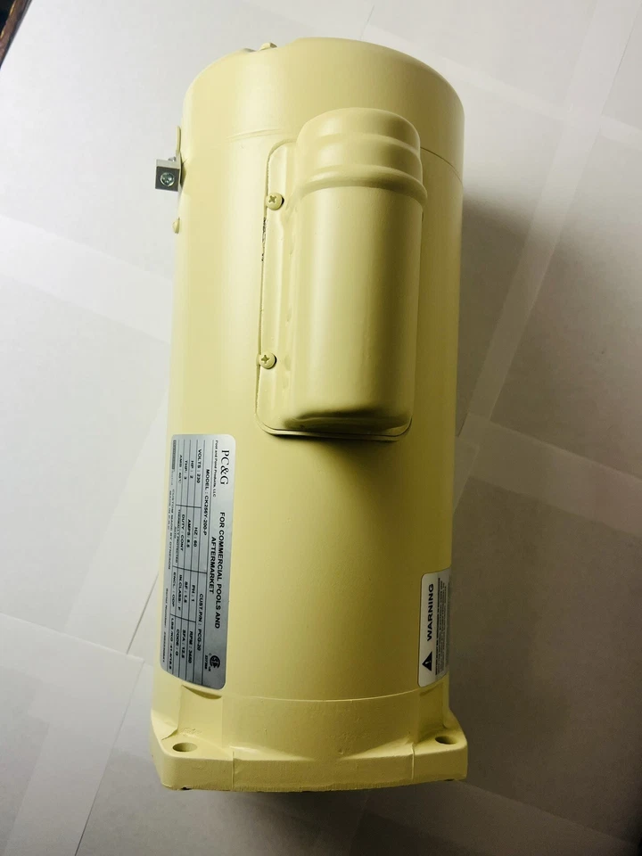 Pentair Whisperflo Almond 2HP Pool Pump Motor Dyneson Solid Replacement(355014S) - Image 2 of 4