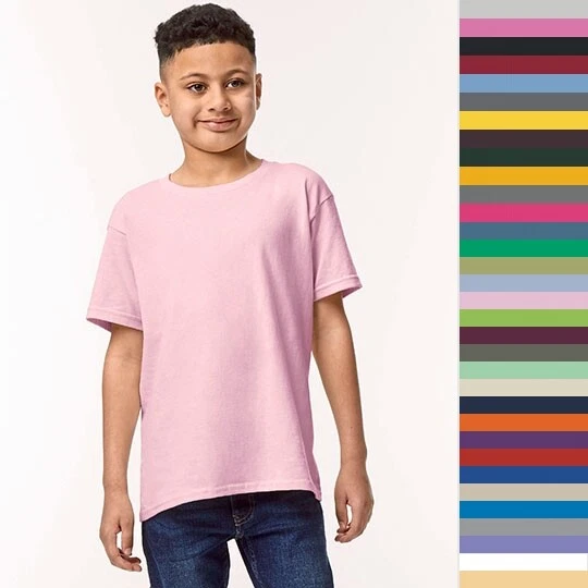 Gildan Heavy Cotton Youth T-Shirt 5000B Kinder T-Shirt NEU