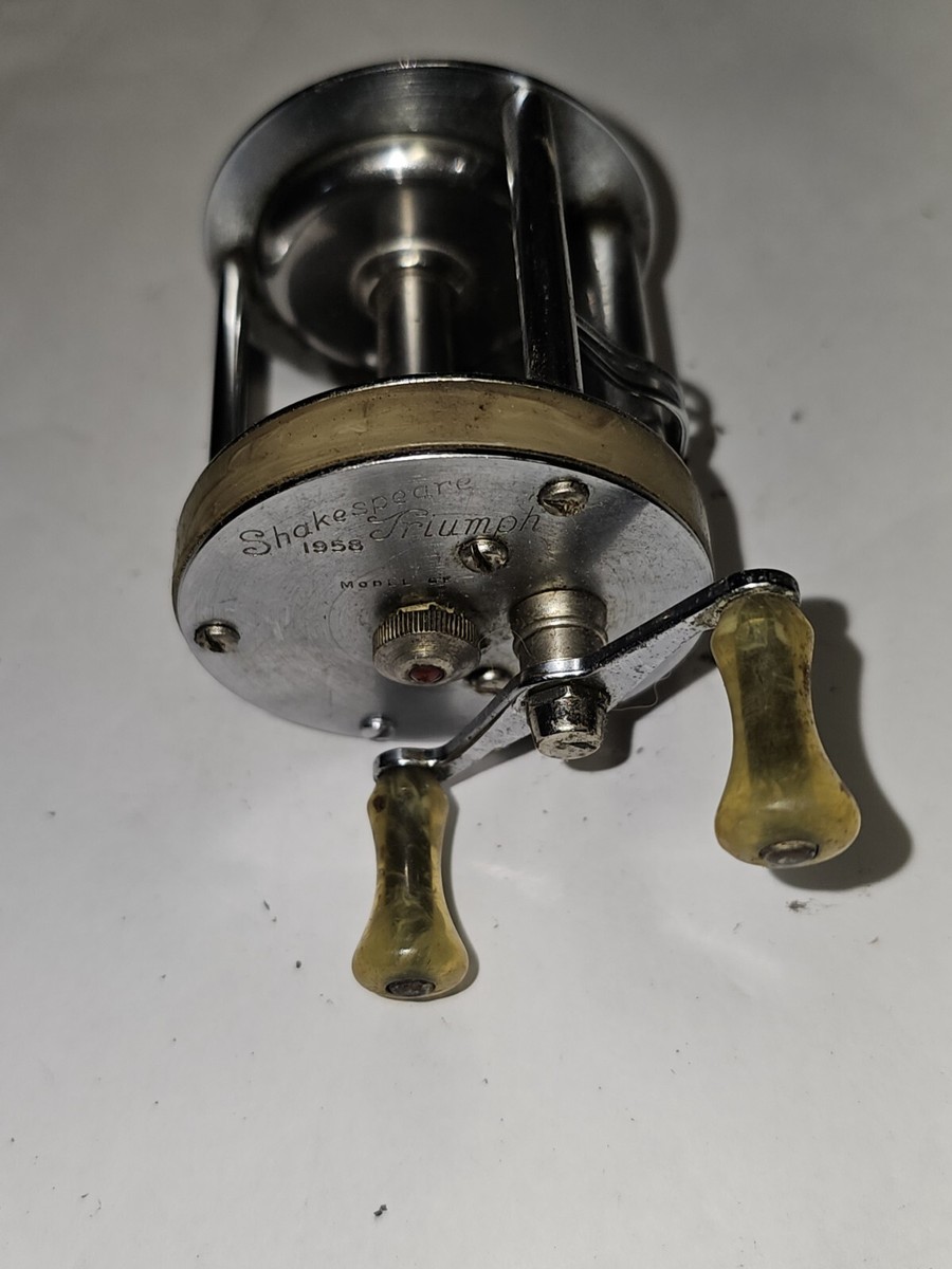 Vintage Shakespeare Triumph Model 1958 Baitcast Fishing Reel GE | eBay