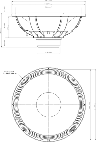 Eighteen Sound 18NLW9400 18" Subwoofer Lautsprecher Extended LF Neodym Wandler - Bild 2 von 5