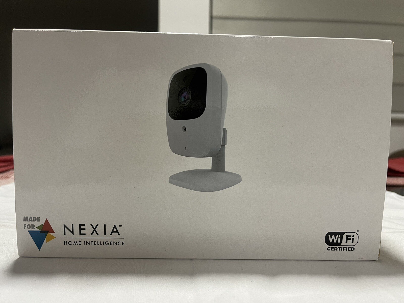 Nexia Smart Wireless Indoor HD Security Home Video Camera Night Vision White
