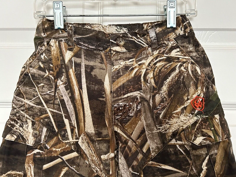 NEW Game Winner Little Boys Camo Cargo Hunting Pants - 4 - Adj. Waist/Iron Knees - Image 2 of 4
