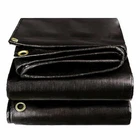 BLACK PREMIUM 14 MIL REINFORCED EXTREME HEAVY DUTY POLY TARP (CHOOSE YOUR SIZE)