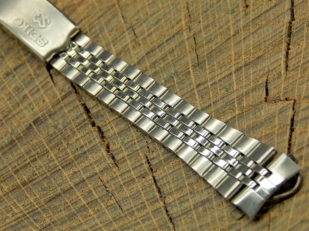 Seiko Stainless Steel Wristwatch Bands 13 mm Band Width for sale