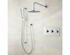 Signature Hardware 380000 #26 Tosca Thermostatic Shower System with Rainfall Sho