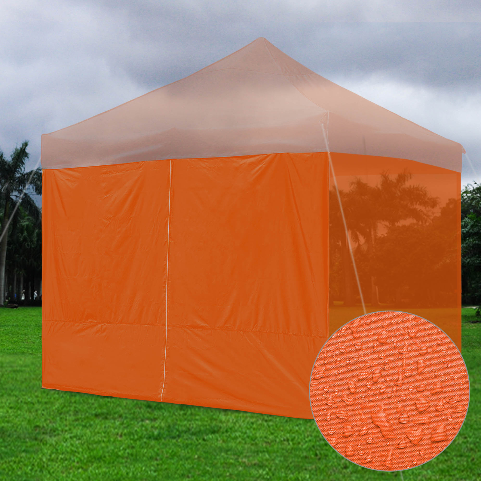 InstaHibit 1 Pack Side Wall for 10x10 Ft EZ Pop Up Canopy Tent UV50+ Zipper Pool