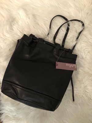 NWT KOOBA BLACK CANYON SLING BACKPACK - GENUINE LAMB LEATHER 