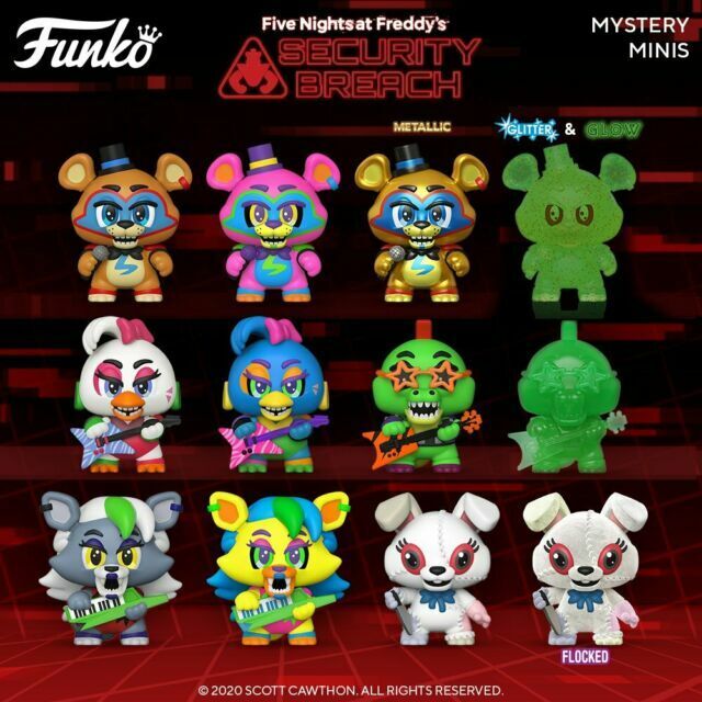 FNAF SECURITY BREACH - Mystery Minis (BOX 12 Figurines) : :  Mystery Mini FUNKO Funko Five Nights at Freddy