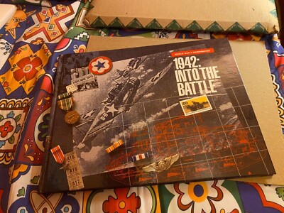 1942 WWII Into The Battle Stamp Block – Collectible 10-Stamp Set With WWII History - View #5