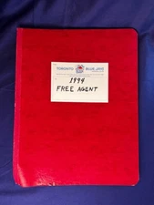 1994 Toronto Blue Jays Official Guide MLB Baseball Free Agent Reports Personal