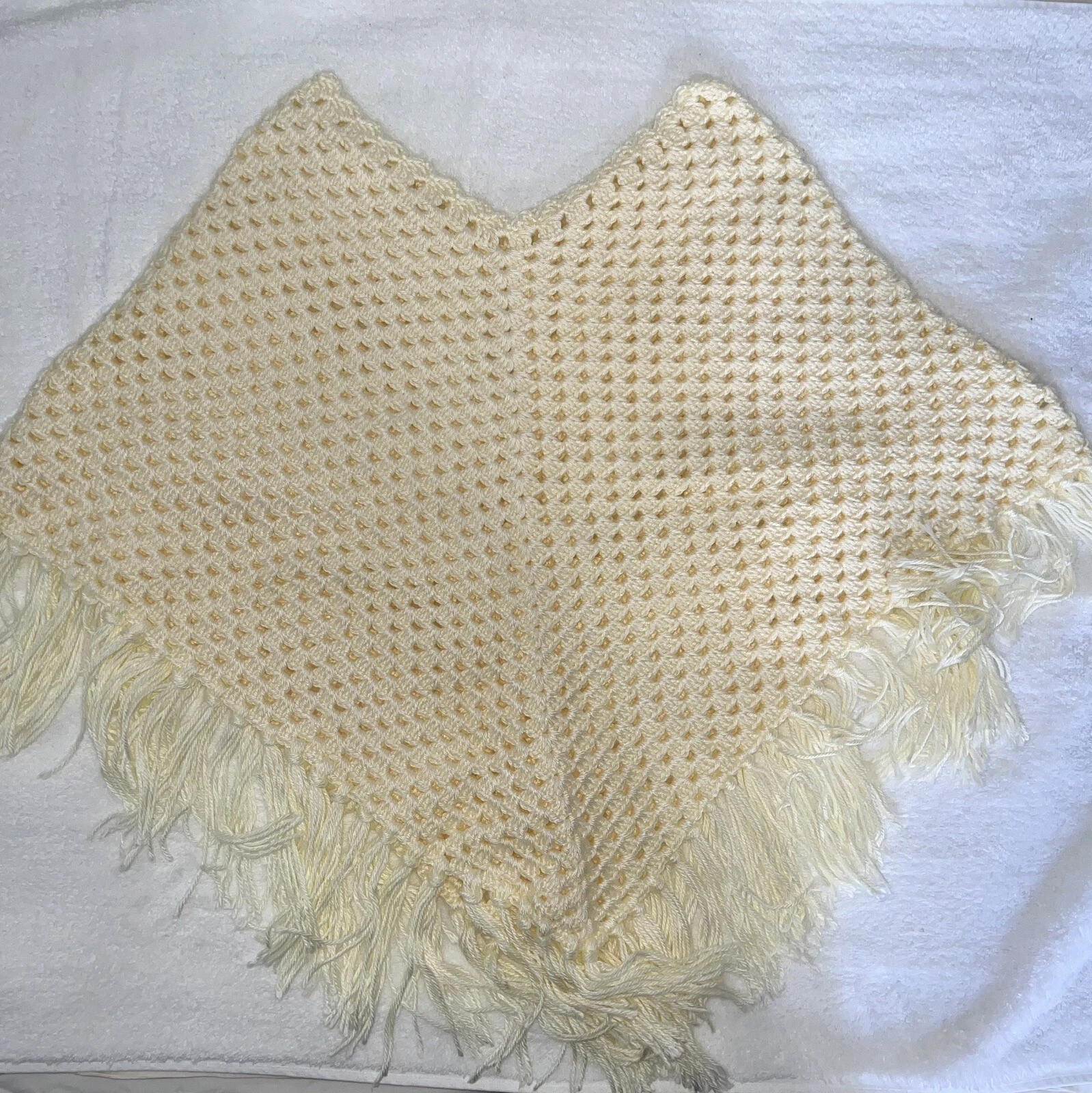 Handmade Crochet Poncho/Shaw