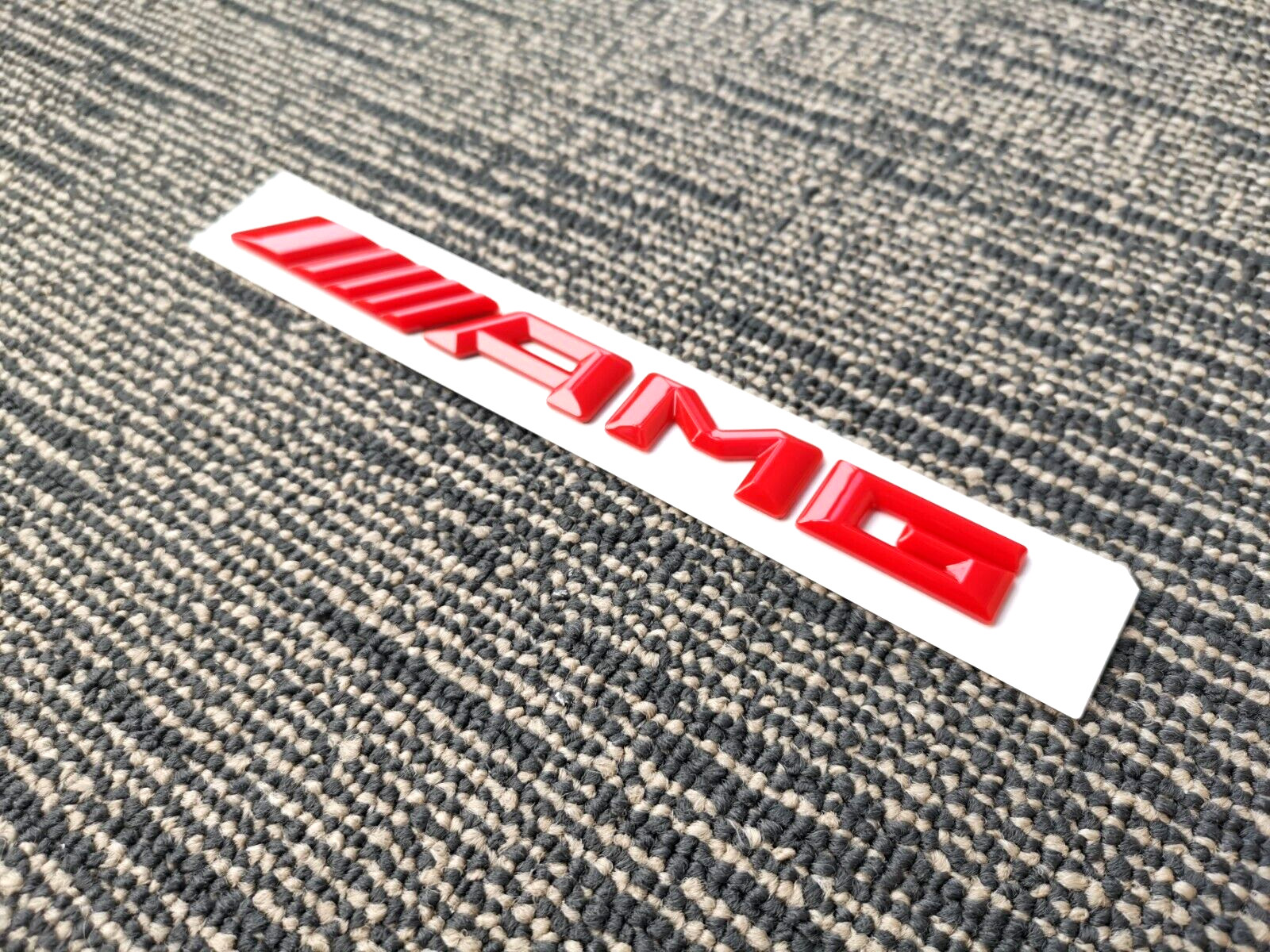 Gloss Red OEM Style AMG Badge Rear Trunk Emblem Mercedes Benz C63 CLA GLC GLE