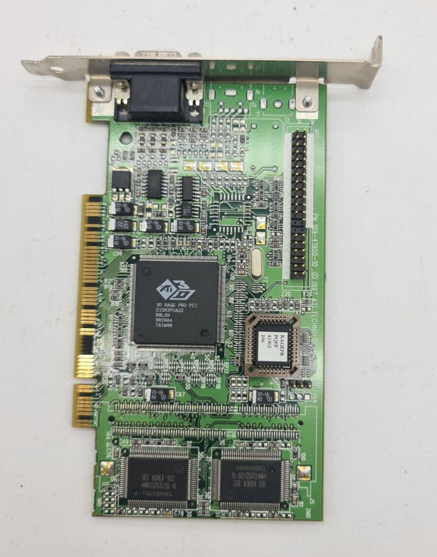 ATI 109-41900-10 Rage Pro Turbo 8MB PCI Video Graphics Card