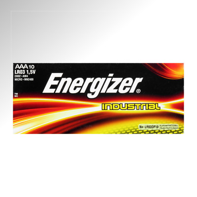 3x 10 Energizer Industrial AAA Micro Standardbatterien LR03 1,5Volt MN2400 1.5 V