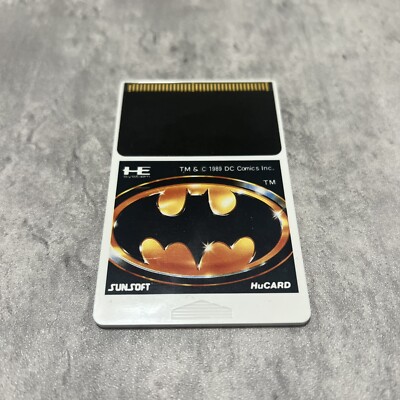 PCE PC Engine BATMAN Sunsoft Software Hu Card SS90003 PCE PC Engine BATMAN Sunsoft Software Hu Card SS90003