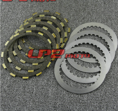Caltric Clutch Friction & Steel Plate Kit For Suzuki RM250 (1976-78) / SP370 (1978-79) - Kevlar