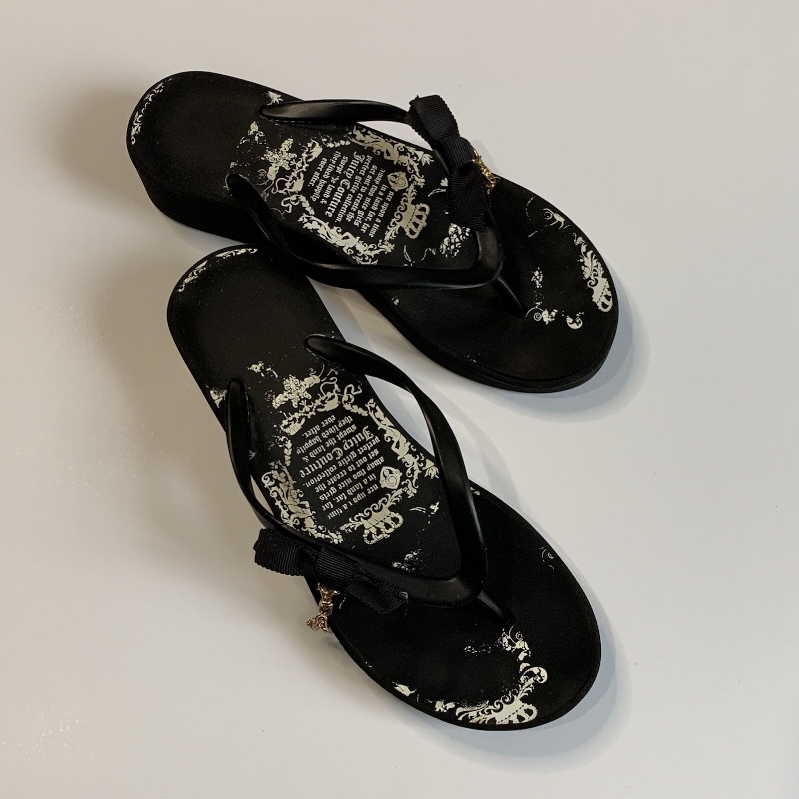 juicy couture wedge flip flop｜TikTok Search