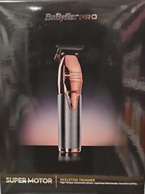 BaByliss Pro Super Motor Skeleton Trimmer (Rose Gold) UK